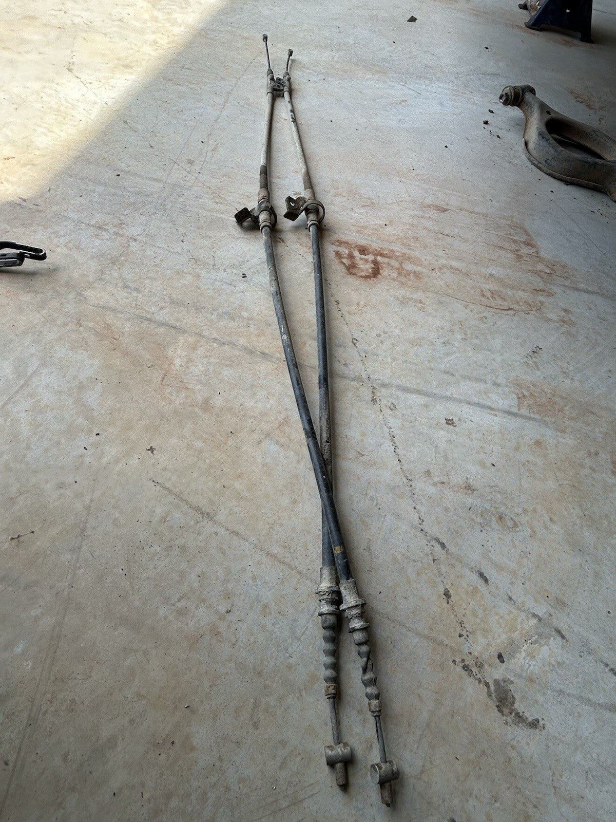 89-94 Nissan 240sx S13 OEM Ebrake Cables Pair Left/Right Emergency Brake Cable