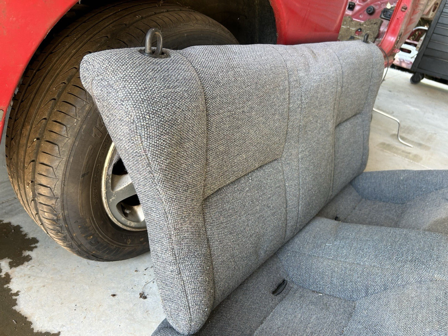 89-94 Nissan 240sx S13 Hatch OEM Rear Upper Seat Back Cushion + Bottom SET