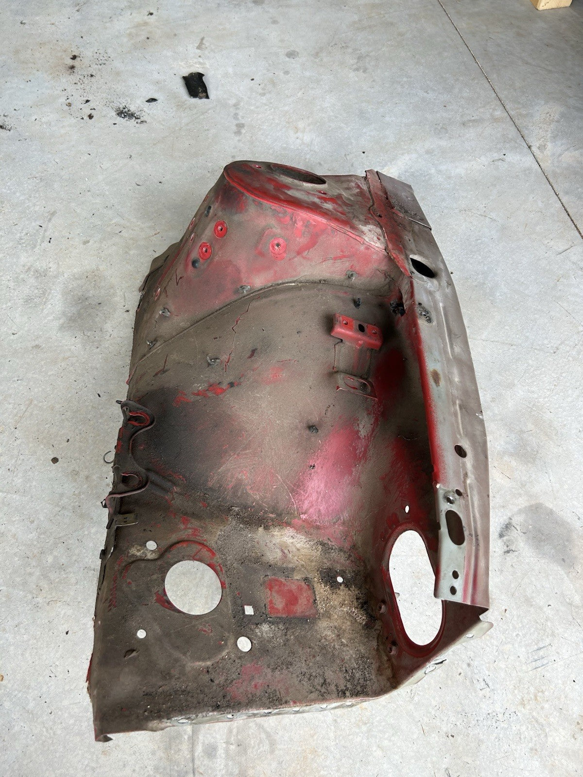 89-94 Nissan 240sx S13 Left Front Clip Cut Hood Ledge Strut Tower Fender metal