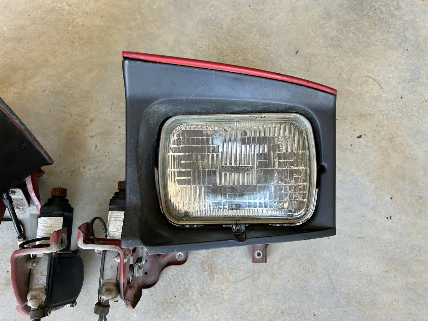 89-94 Nissan 240sx Right & Left Side Pop Up Headlight & Motor S13 SET OEM
