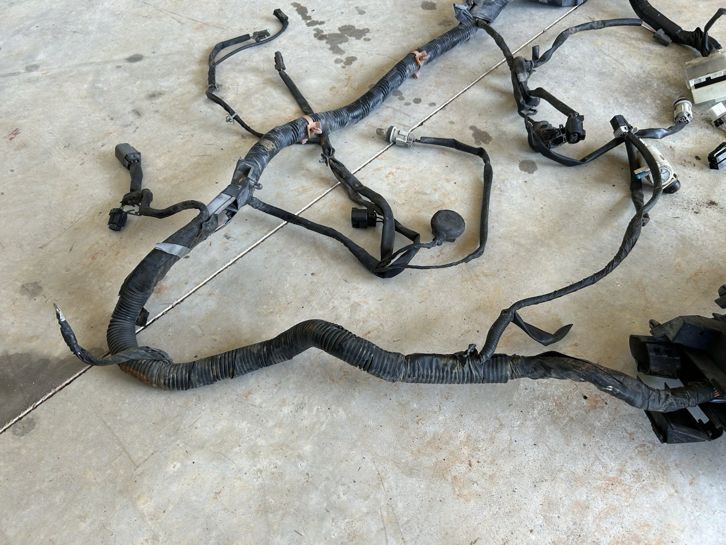 95-96 Zenki Nissan 240SX S14 OEM Engine Bay Front Chassis Wire Harness Fuse M/T