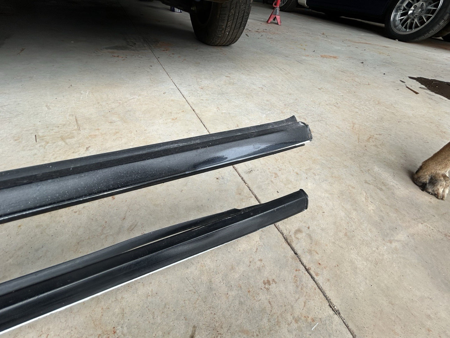 89-93 Nissan 240sx S13 OEM Upper Door Belt Molding Trim Right & Left Door Trim