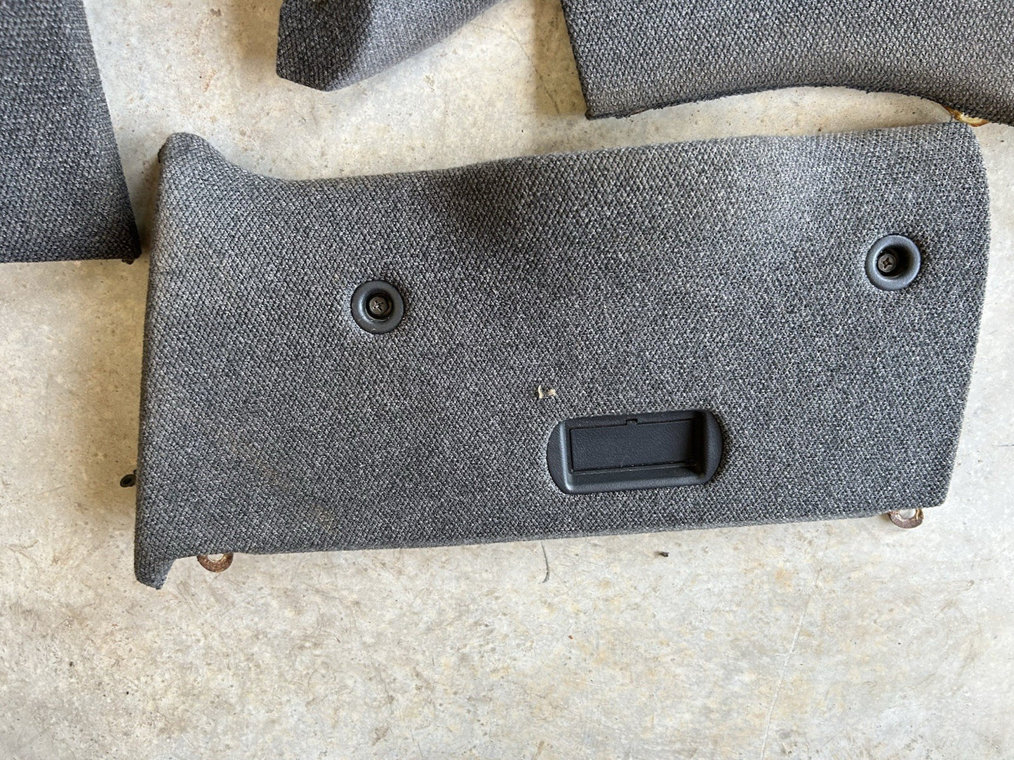 90-96 Nissan 300zx Z32 OEM DASH KIT Knee Panel Corners, Caps Trim Tweed SET