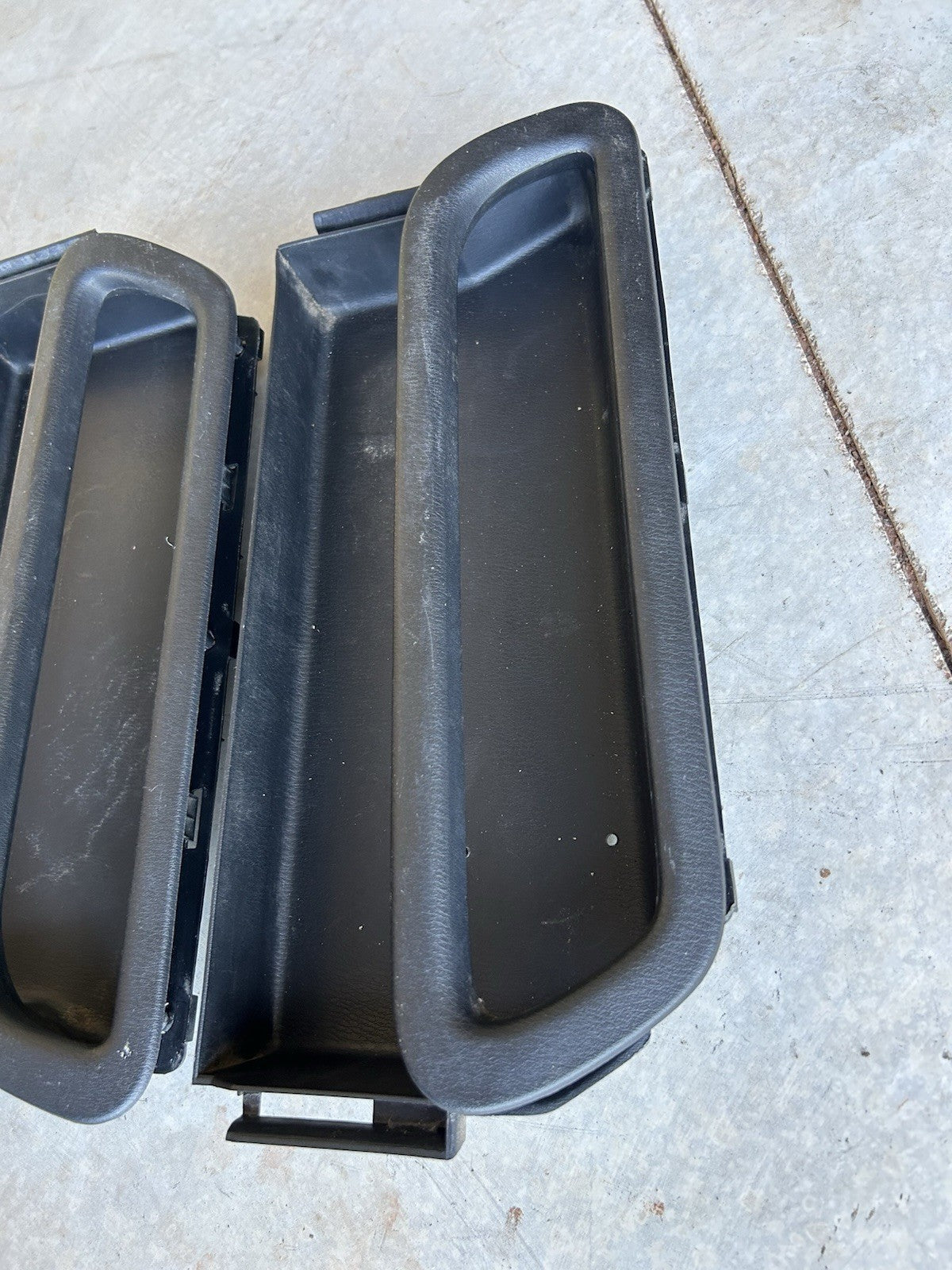 95-98 Nissan 240sx Door Panel Pocket Rear Cover S14 Black Trim SET LH RH BOTH