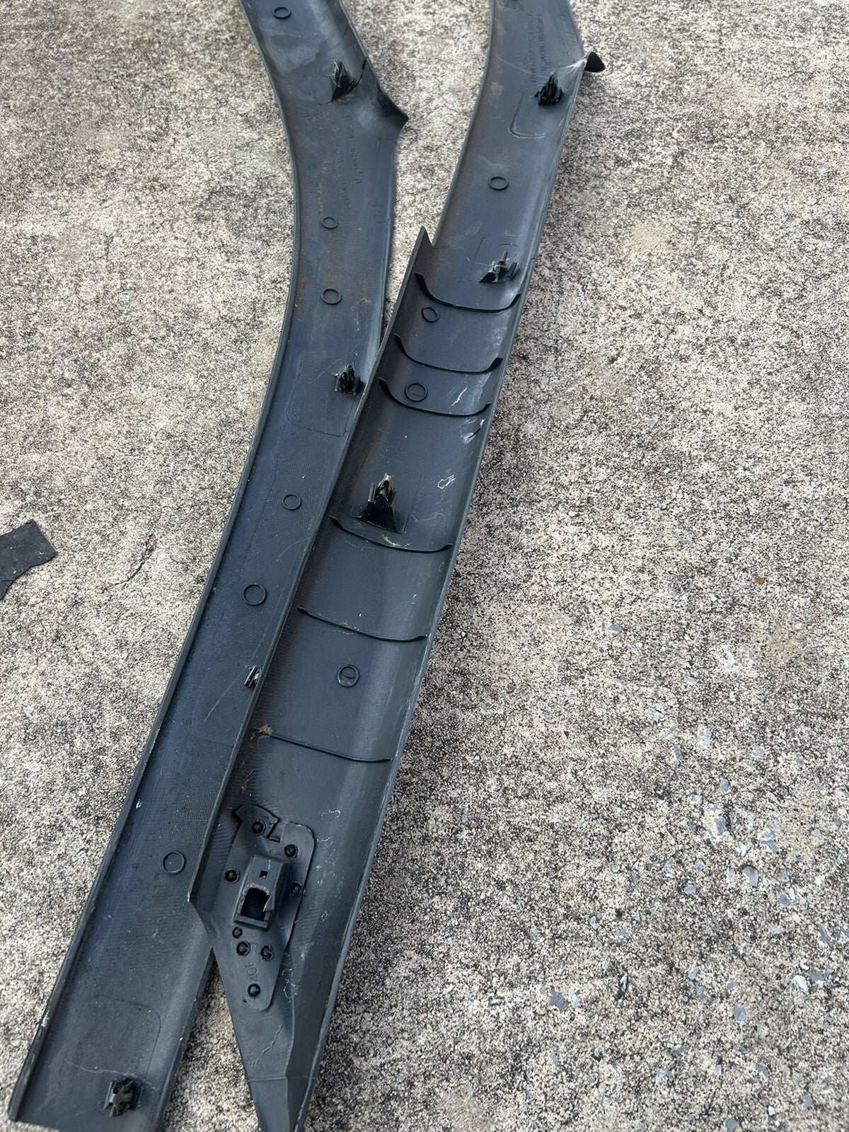 89-93 Nissan 240sx S13 OEM Black Interior RH & LH Passenger Side A Pillar Trims
