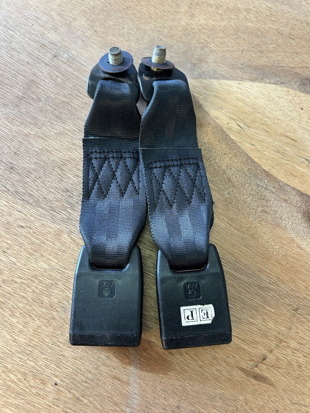 1989-1994 NISSAN 240SX S13 KA24DE SILVIA LEFT & RIGHT REAR SEAT BELT BUCKLE OEM