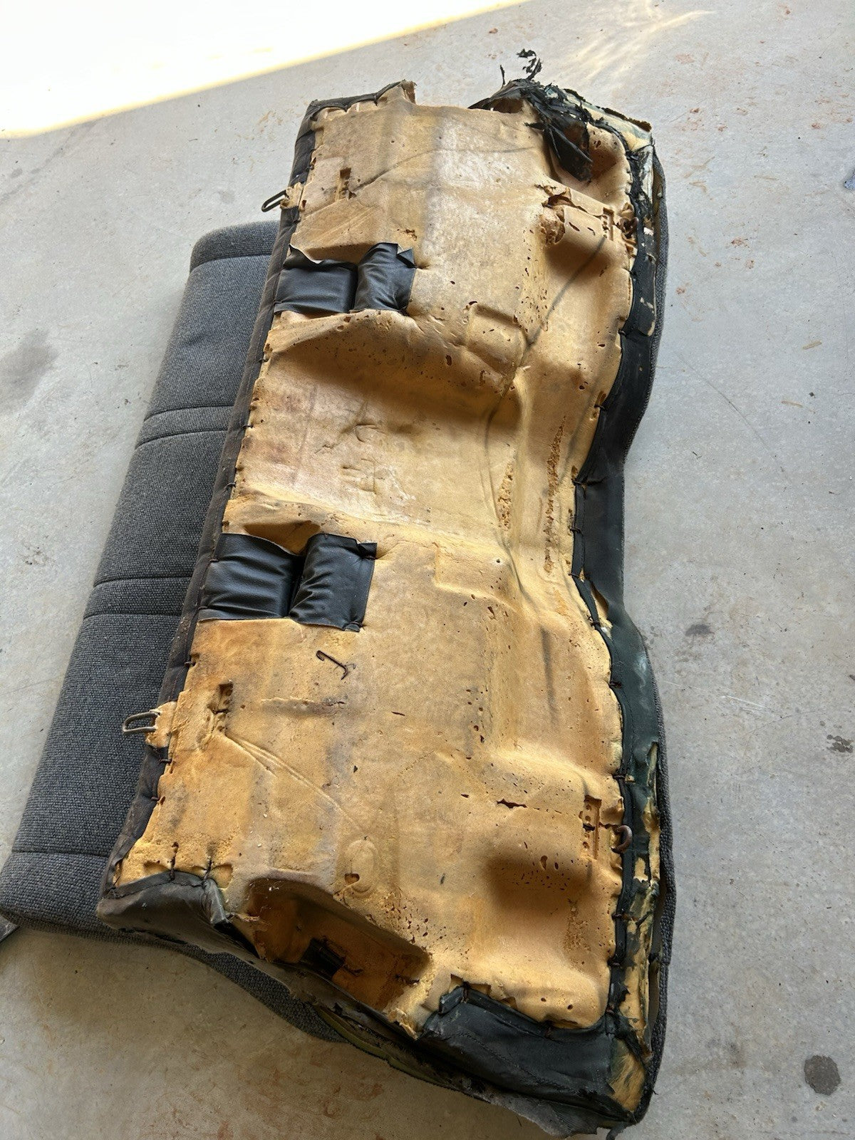 89-94 Nissan 240sx S13 Hatch OEM Rear Upper Seat Back Cushion + Bottom SET