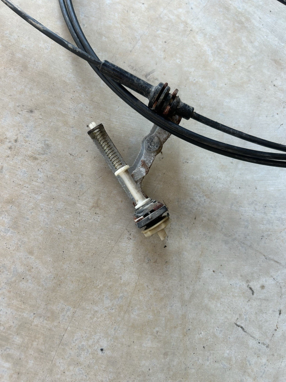 89-94 NISSAN 240SX S13 COUPE Trunk and Fuel Gas Lid Door Release cable OEM