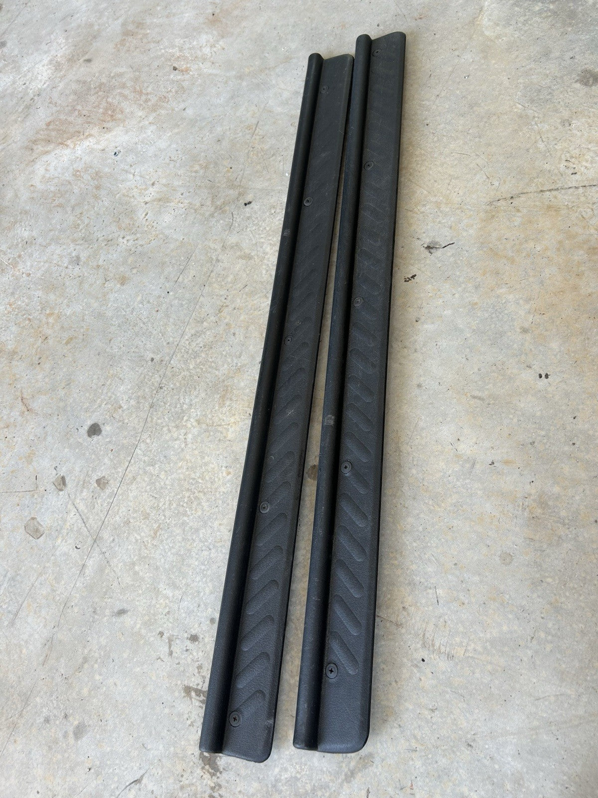 1989-1993 Nissan 240sx S13 Passenger RH LH Door Sill Scuff Plates Trim W/ Clips