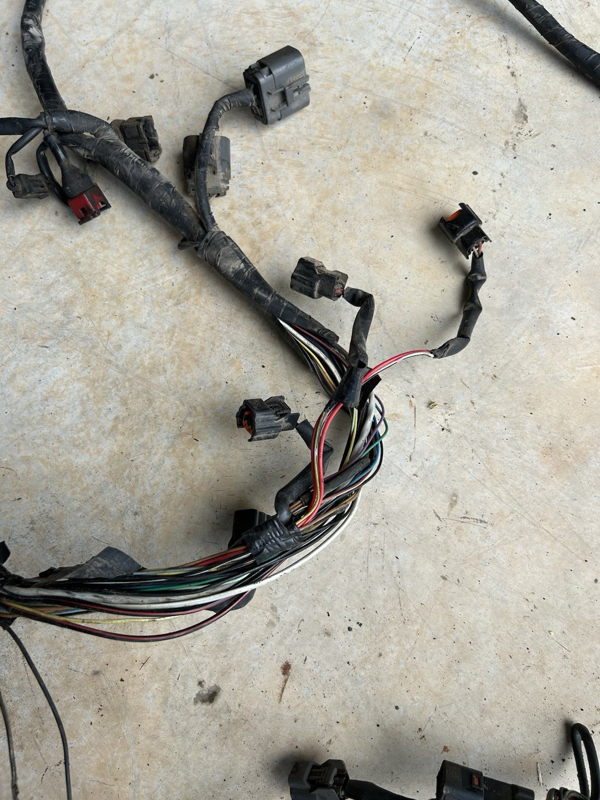 91-93 Nissan 240SX S13 KA24DE Engine Wiring Harness 2401153F00 DOHC OEM
