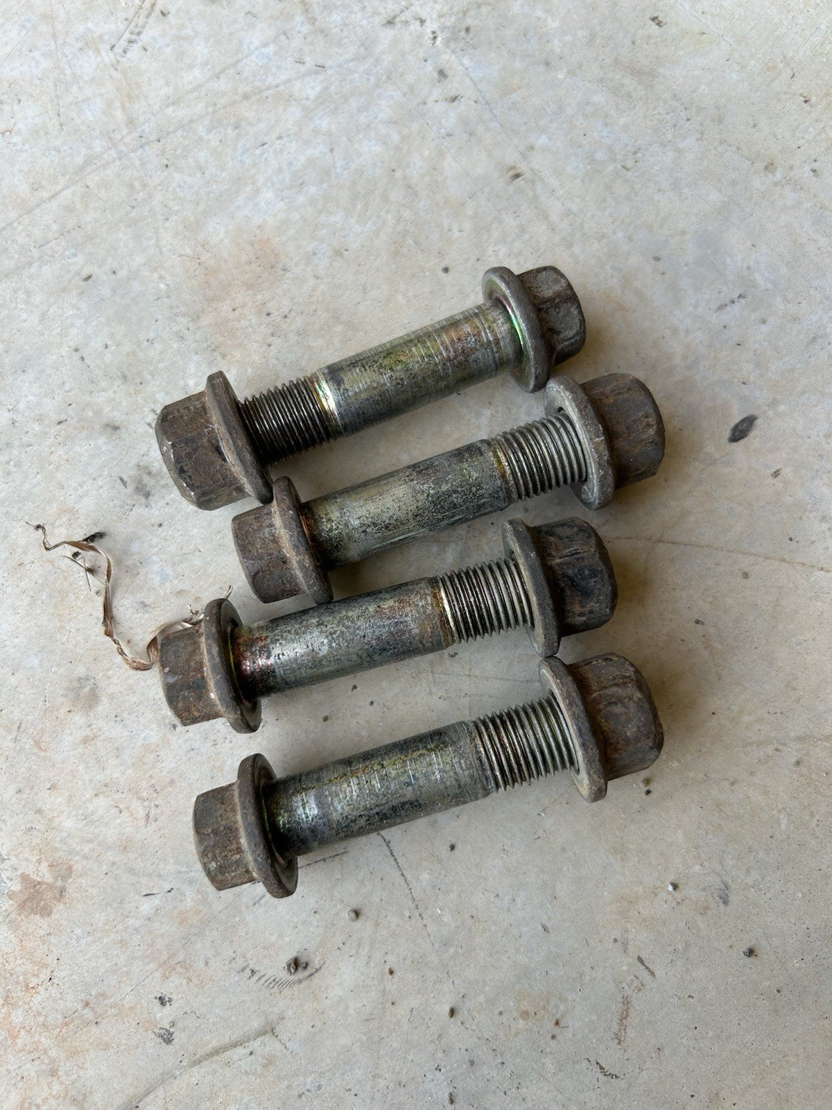 95-98 Nissan 240SX S14 Front Coilover Strut Knuckle Mounting Bolt Set OEM