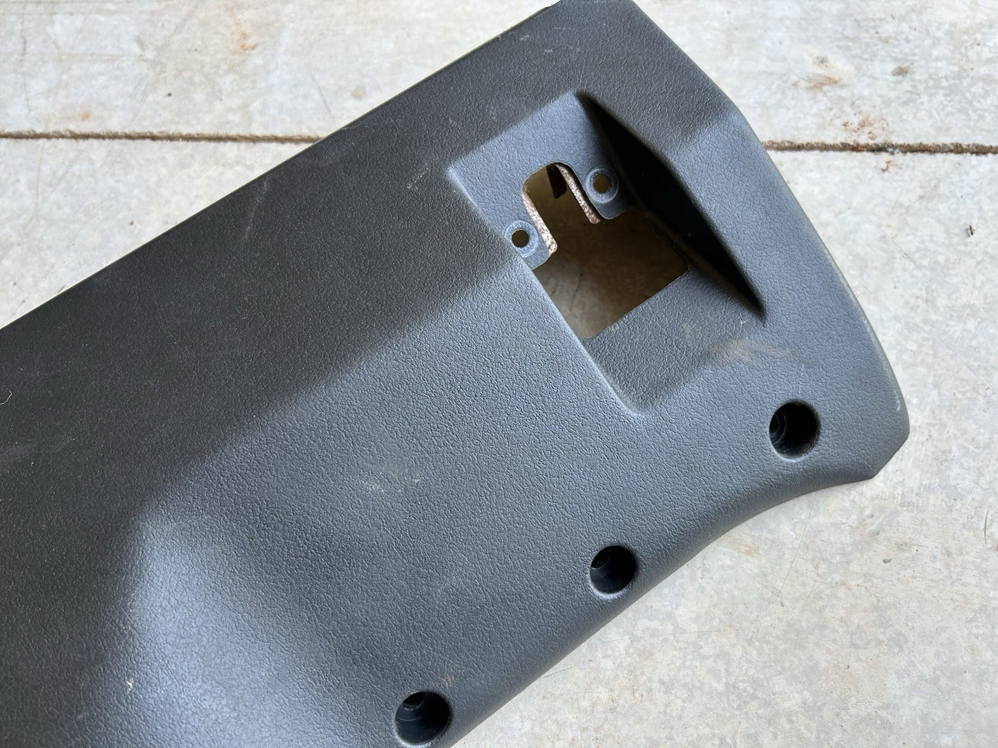 1989-1994 Nissan 240SX S13 Under Steering Column Trim Knee Panel Black OEM