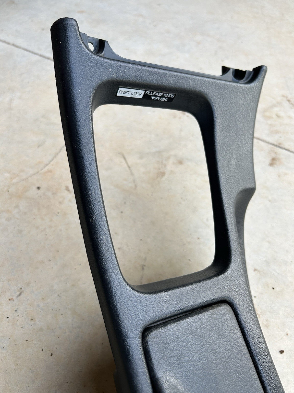 90-96 NISSAN Z32 300ZX FRONT CENTER CONSOLE SHIFTER TRIM COVER PANEL OEM