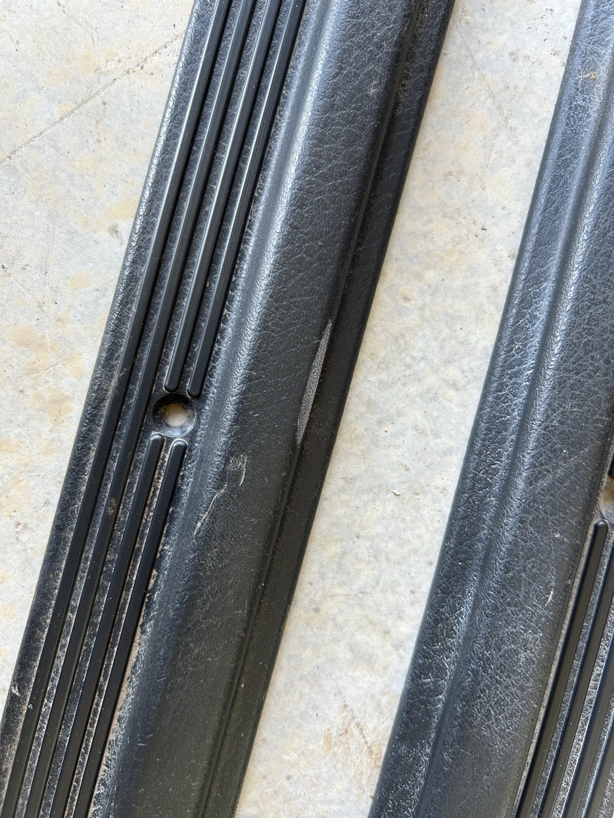 90-96 Nissan 300zx Z32 OEM Interior Door Sill Trim Black PAIR Left & Right