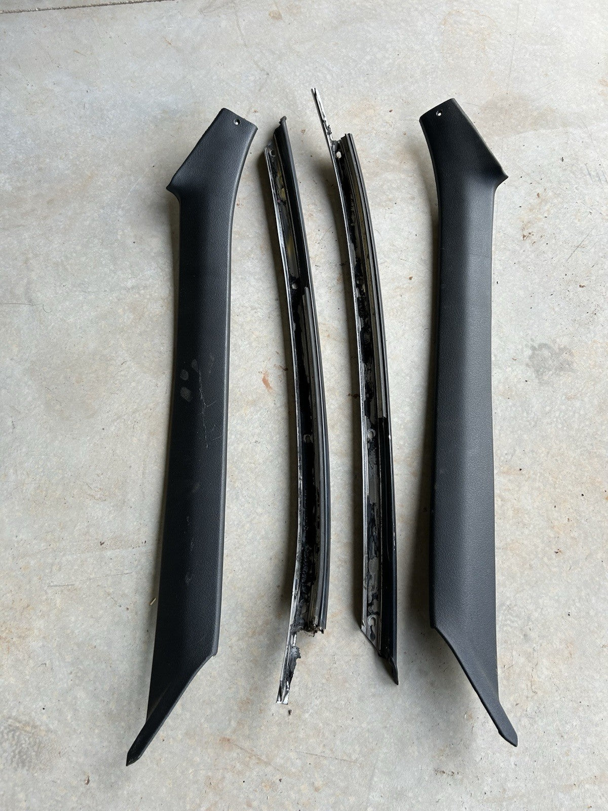 92-94 Nissan 240sx S13 Convertible OEM LH Left Driver Side A Pillar Trim Panel