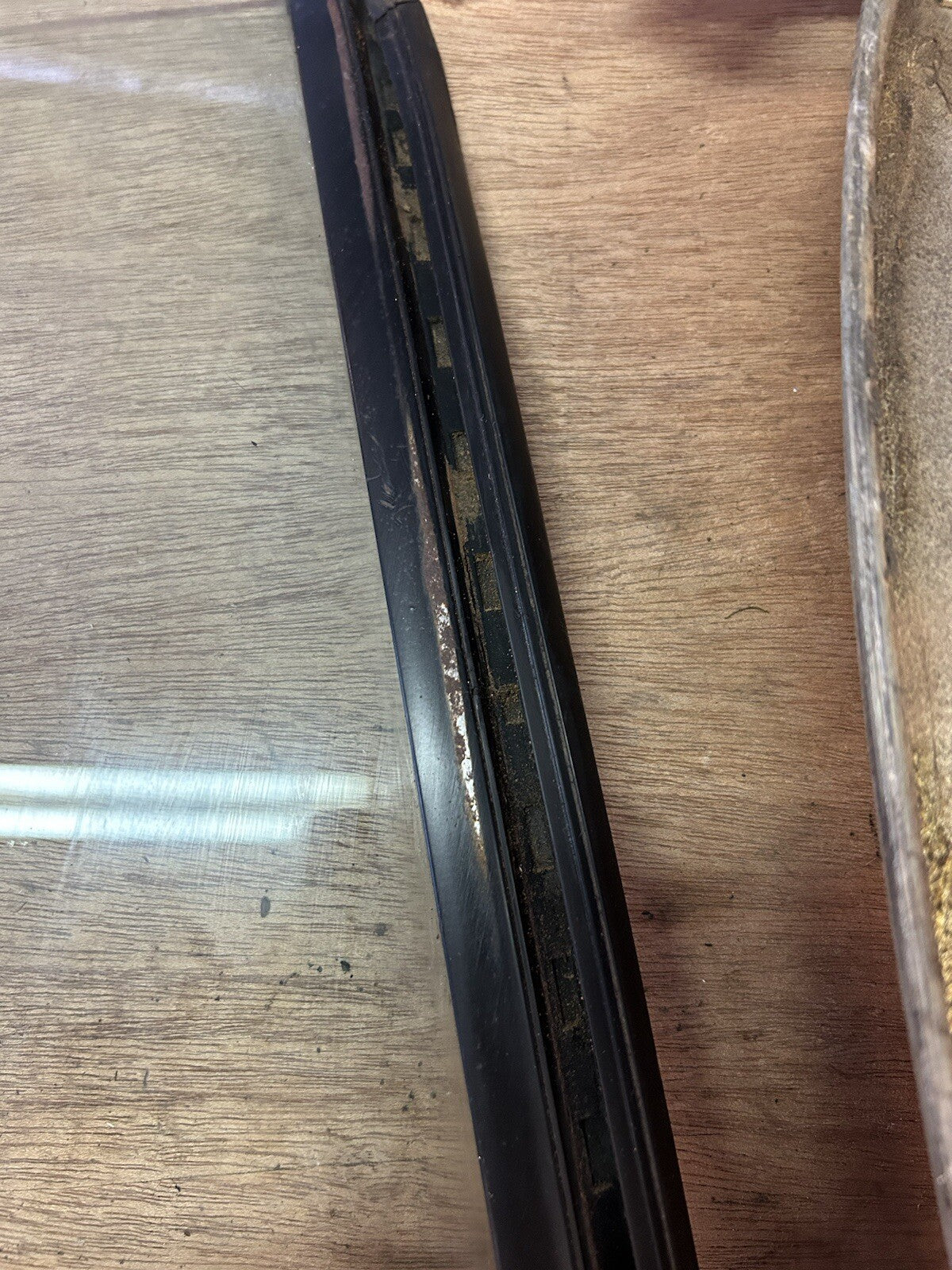 92-94 Nissan 240sx Convertible Right Rear Quarter Window Track w/ Glass S13 Vert