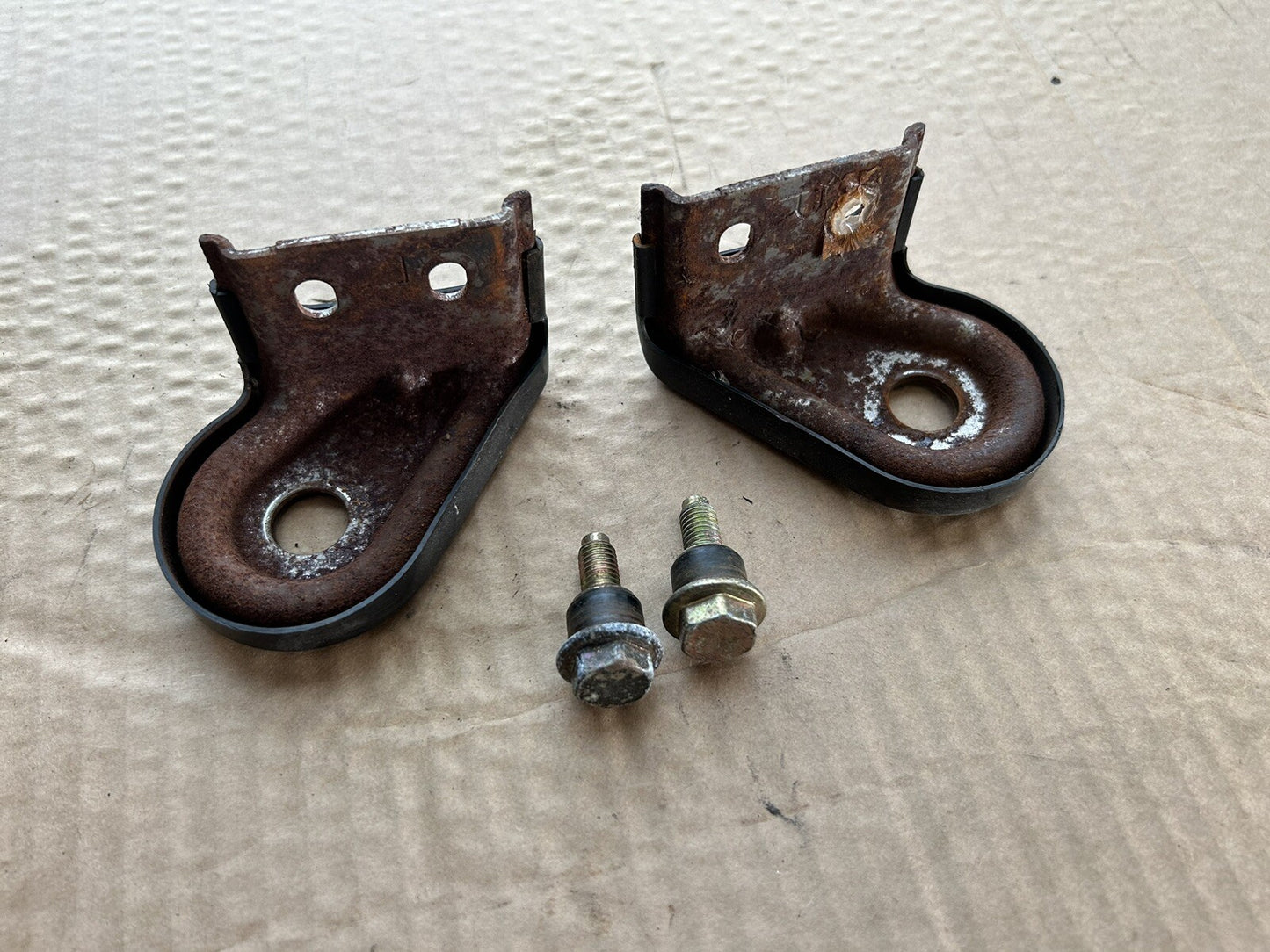 Nissan 240sx S13 89-94, 180sx 89-98, S14 Silvia Rear Seat Hinge Brackets OEM