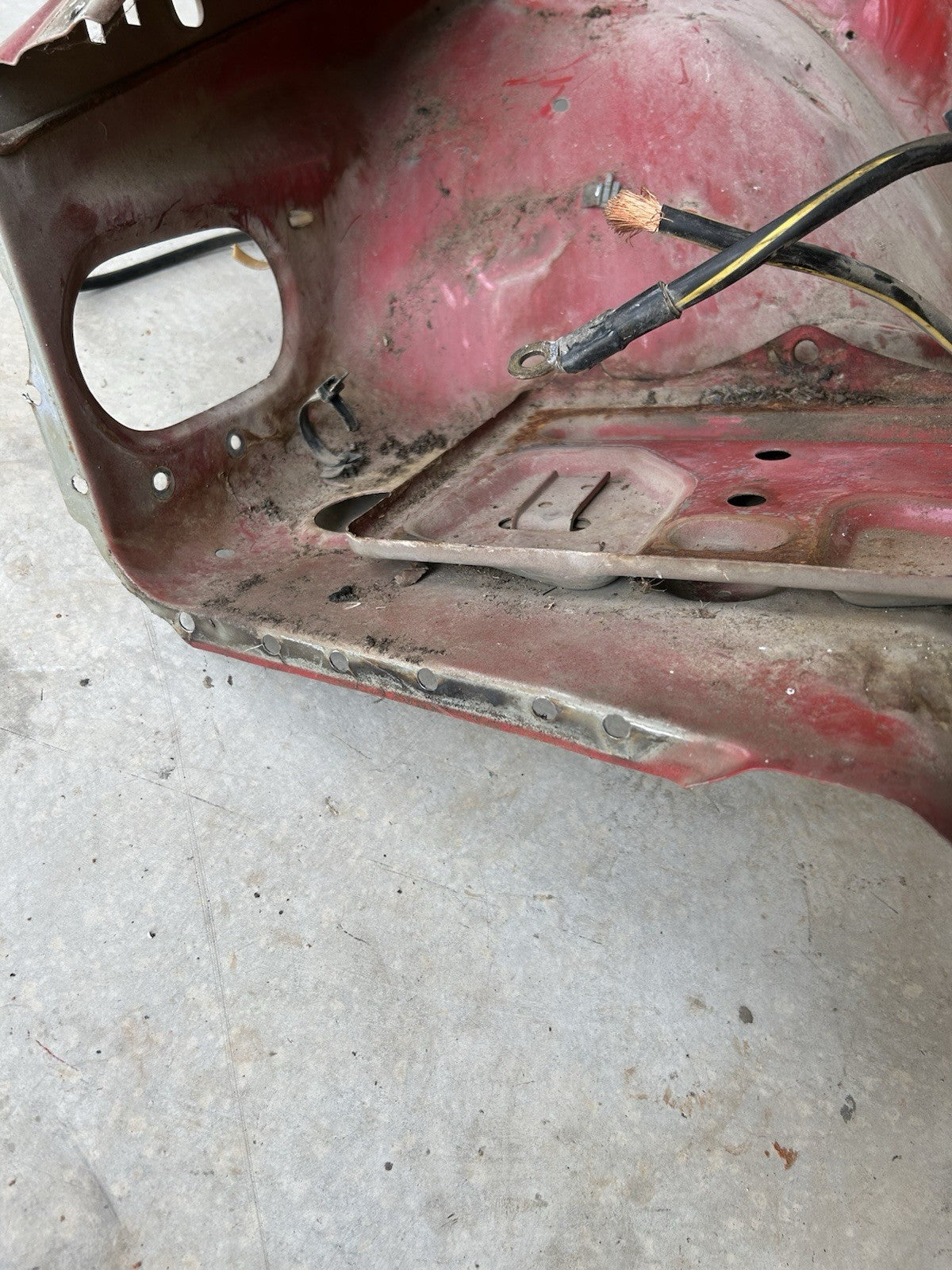 89-94 Nissan 240sx S13 Right Front Clip Cut Hood Ledge Strut Tower Fender metal