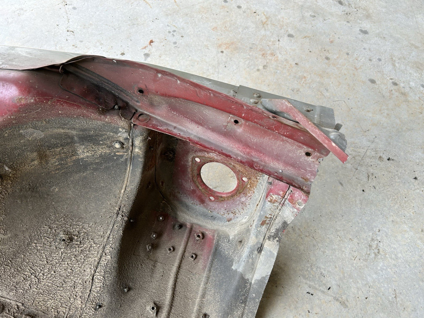 89-94 Nissan 240sx S13 Left Front Clip Cut Hood Ledge Strut Tower Fender metal