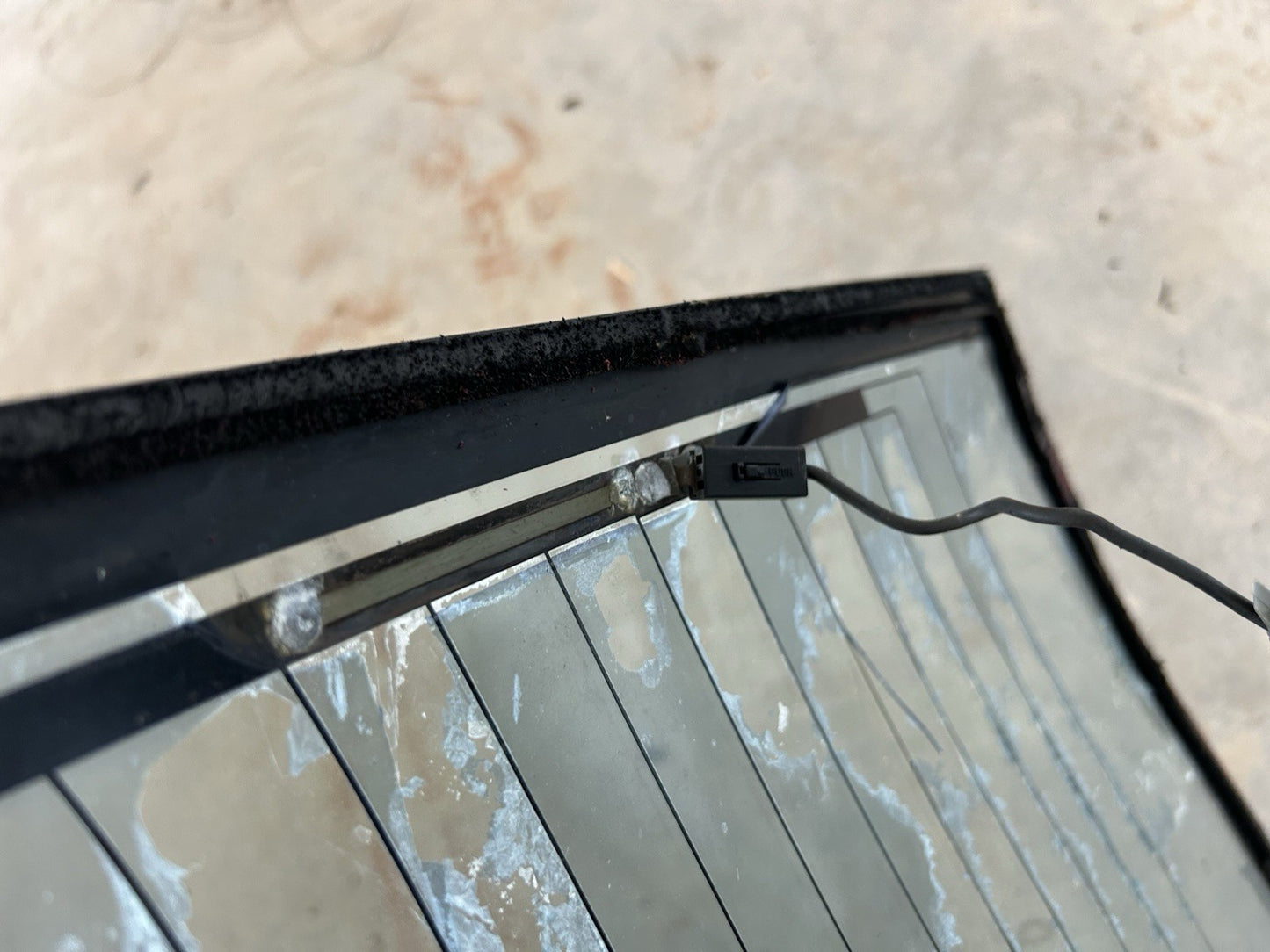 89-93 Nissan 240sx S13 Coupe Rear Windshield Glass OEM Defrost Silvia