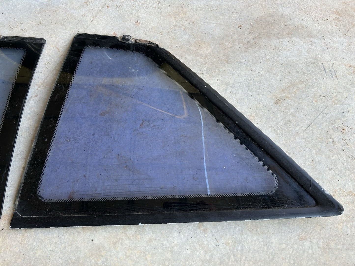 89-93 Nissan 240sx S13 Coupe OEM Rear LH LEFT Driver Quarter Window Glass - Good