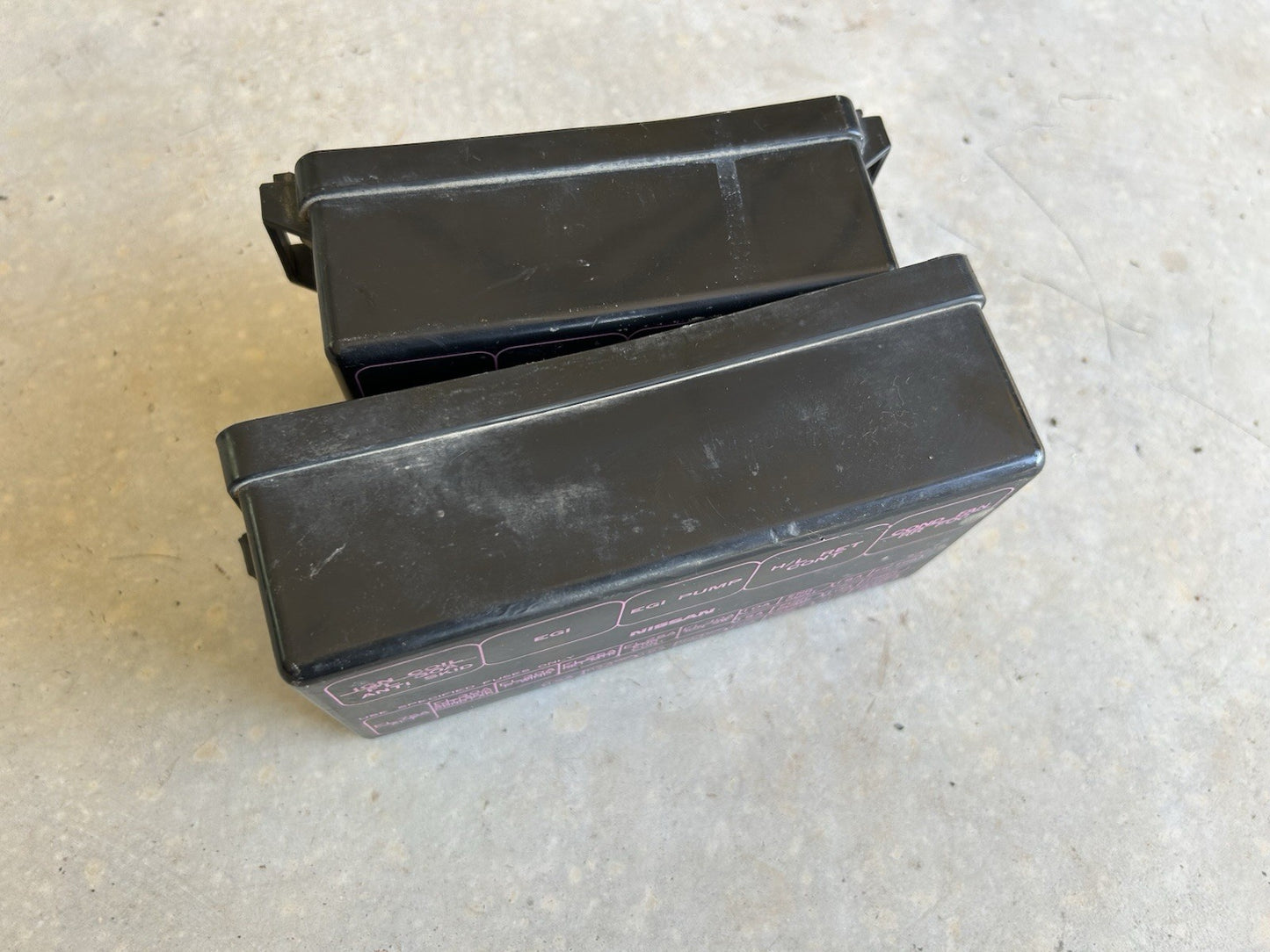 Used OEM 1989-1994 Nissan 240SX S13 Engine Bay Fuse Box Cover -Little scratches