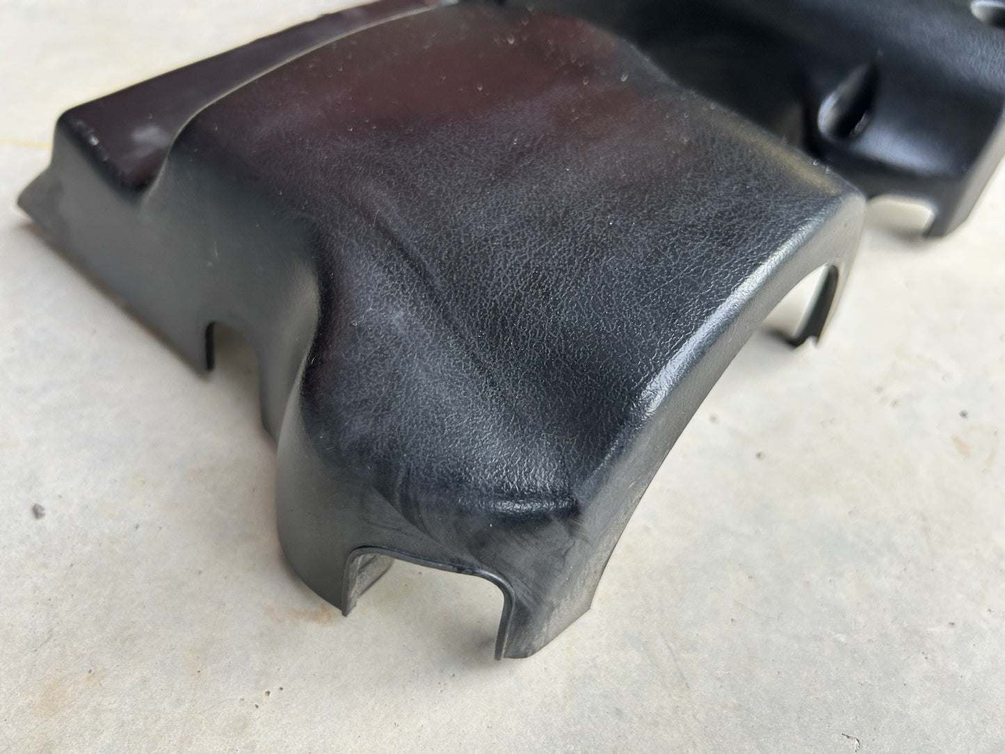 89-94 Nissan S13 240sx Steering Column Cover Clamshell Black OEM