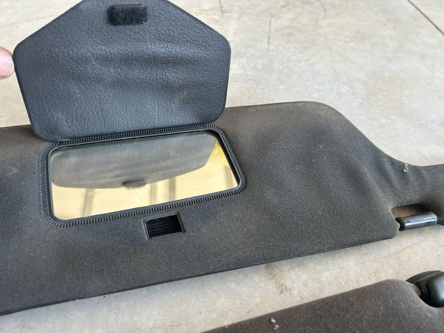90-96 Nissan 300zx Z32 Sun Visor Set Black Sun Shades Left Right OEM Visors