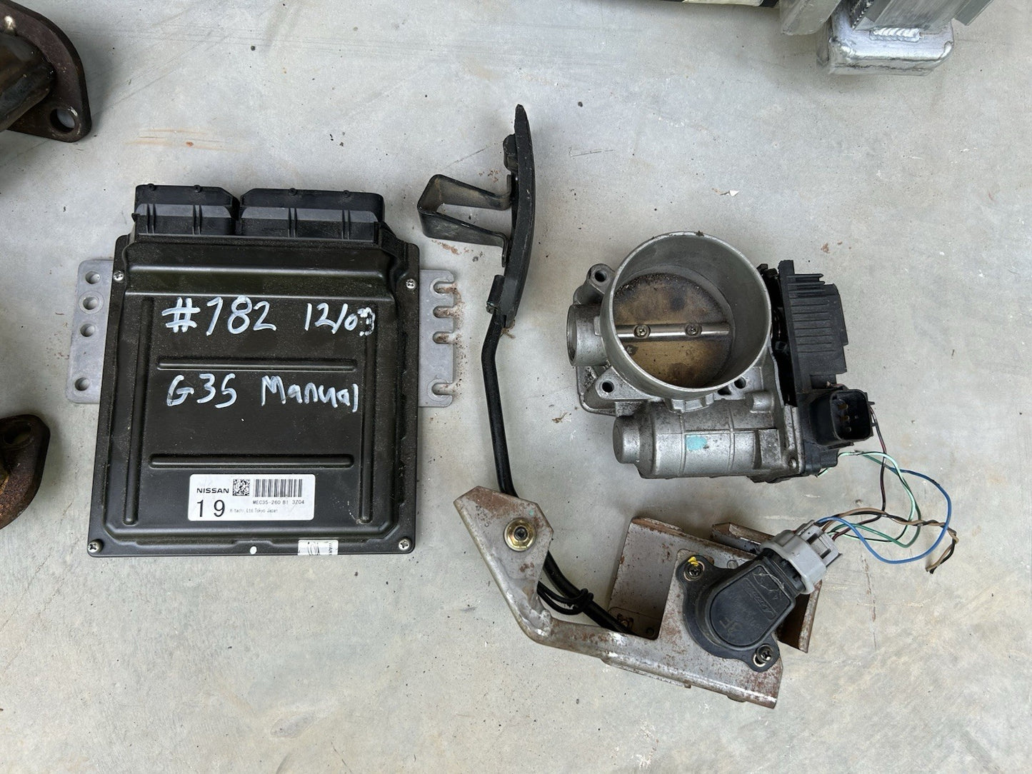 2003-2005 350Z 3.5L V6 ENGINE 6 SPEED TRANSMISSION VQ35DE TO S13 240SX SWAP KIT