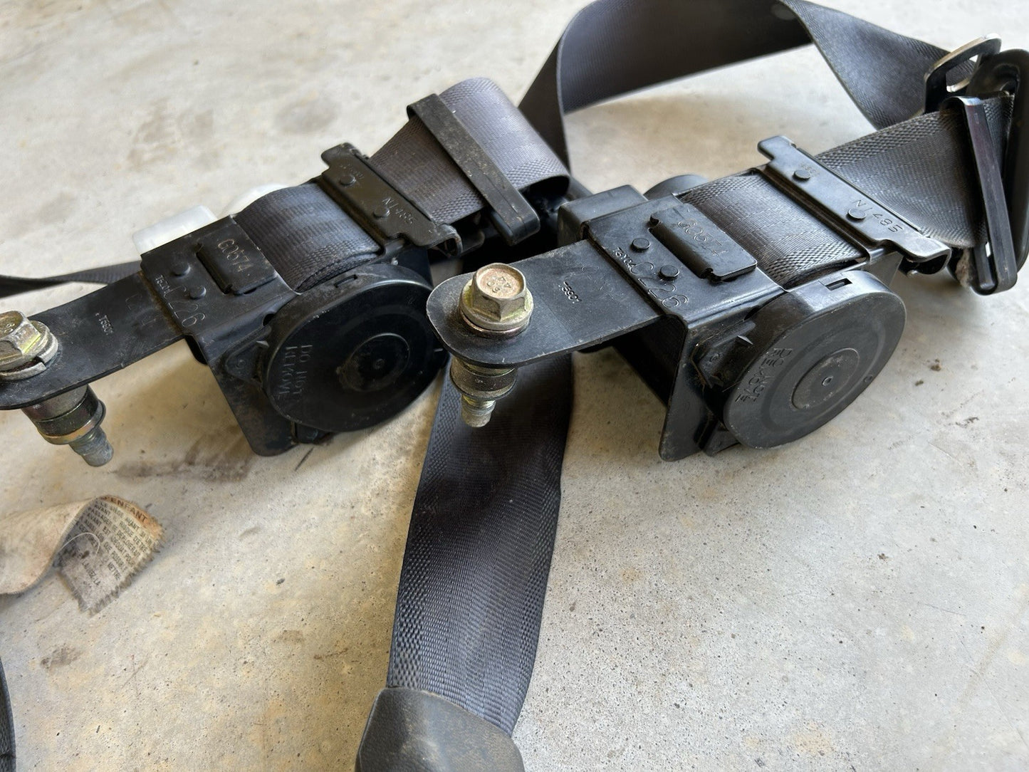 95-96 Nissan 240SX S14 OEM Front Seat Belts LH & RH