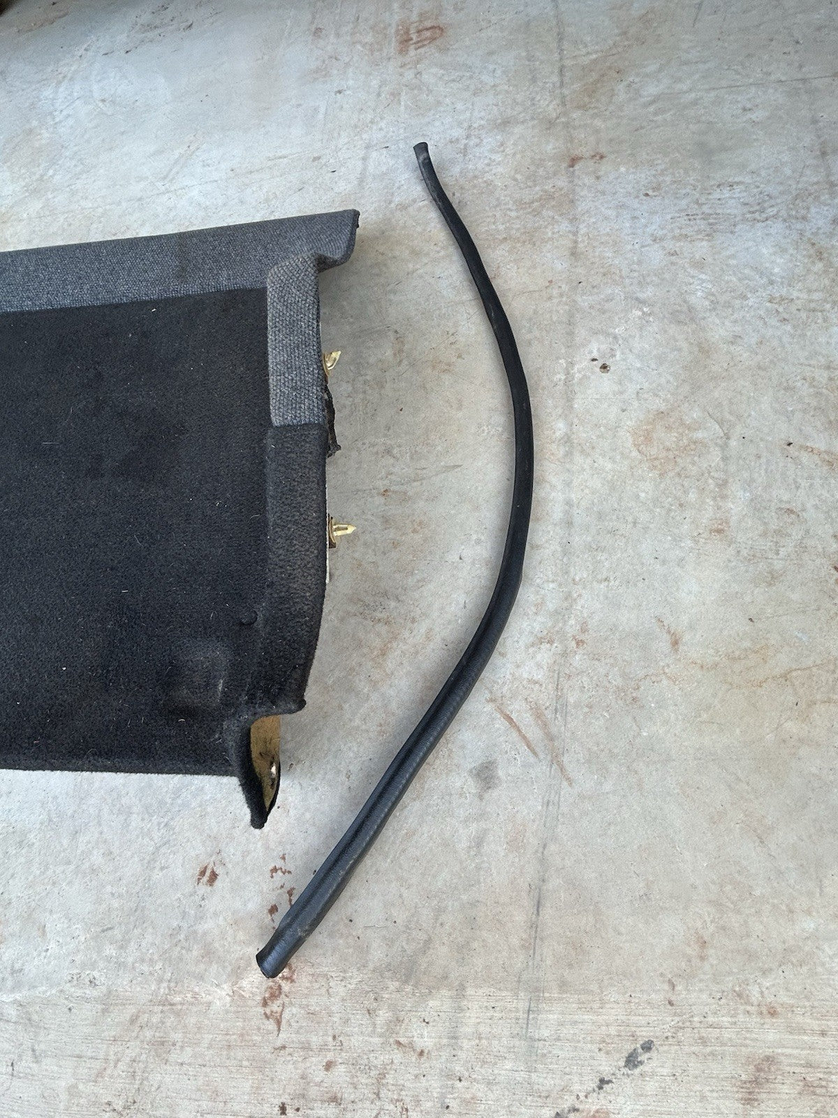 90-96 Nissan 300ZX Z32 Gray Tweed 2+0 Interior Trim Right Rear Seat Panel RH