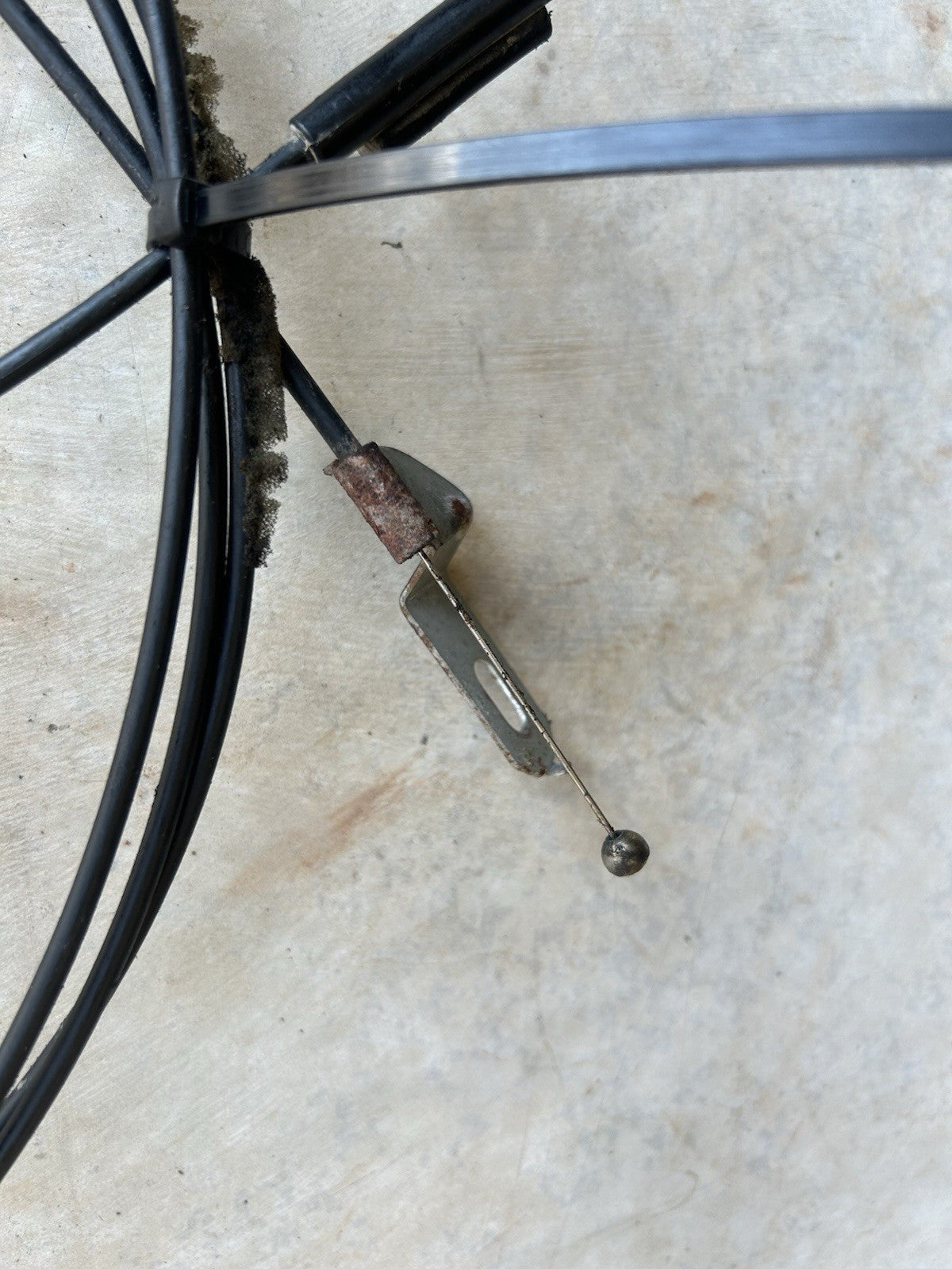 89-94 NISSAN 240SX S13 COUPE Trunk and Fuel Gas Lid Door Release cable OEM