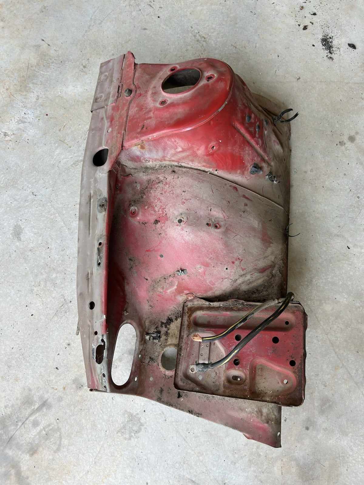 89-94 Nissan 240sx S13 Right Front Clip Cut Hood Ledge Strut Tower Fender metal