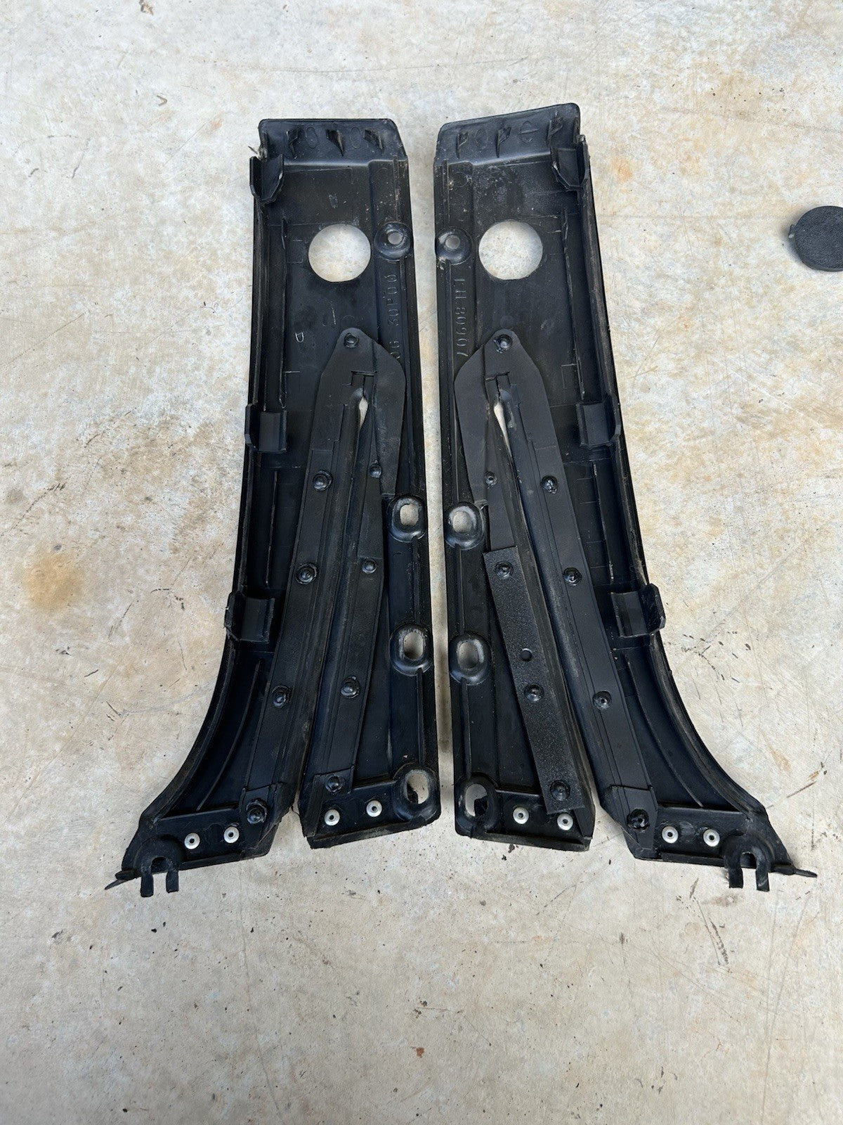 90-96 Nissan 300zx Z32 OEM 2+0 Seat Belt Door B Pillar Trim Set Left Right OEM