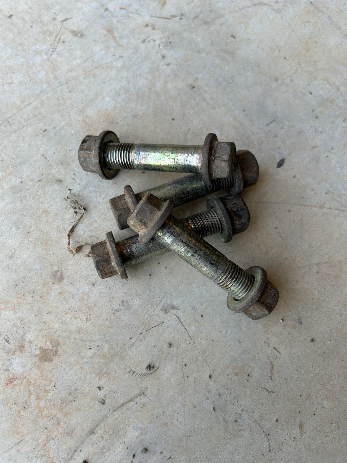95-98 Nissan 240SX S14 Front Coilover Strut Knuckle Mounting Bolt Set OEM