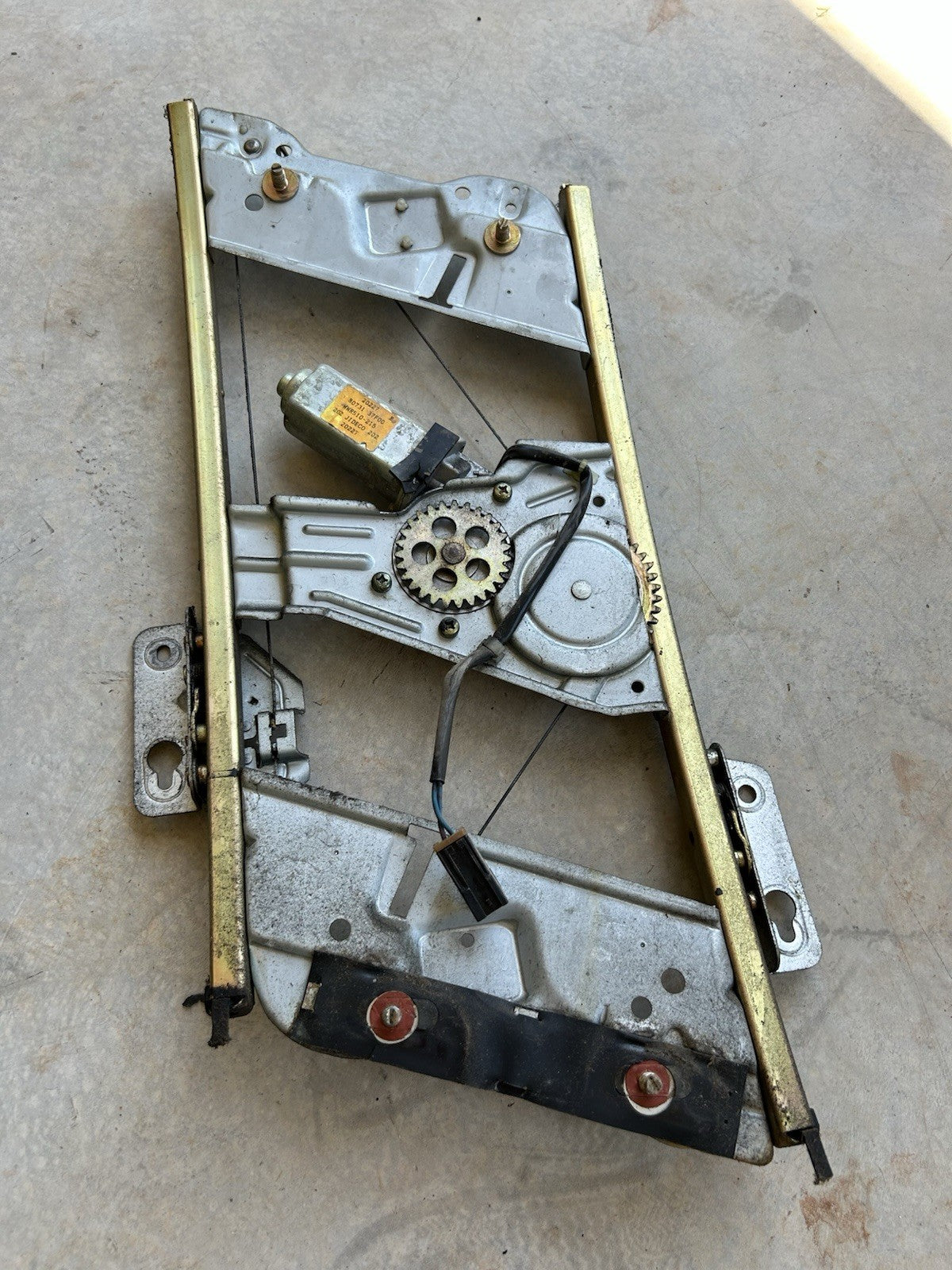 89-94 NISSAN 240SX S13 RIGHT PASSENGER SIDE WINDOW REGULATOR Motor Working!