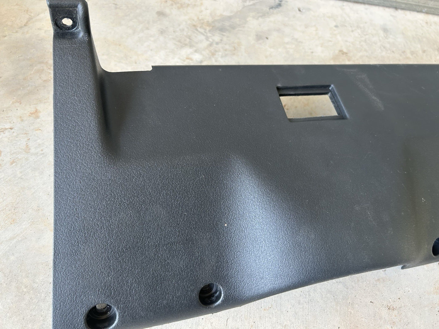 1989-1994 Nissan 240SX S13 Under Steering Column Trim Knee Panel Black OEM