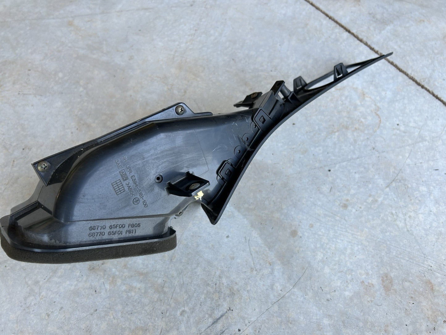 95-98 Nissan 240SX S14 Right Door Vent Trim Assembly Passenger Door Panel OEM RH