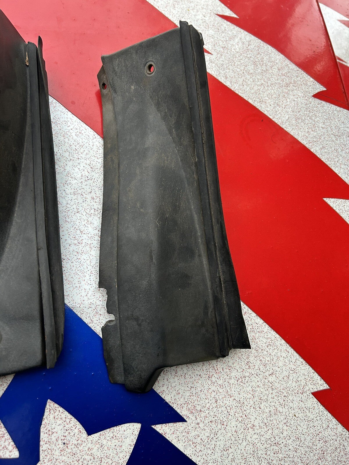 92-94 Nissan 240sx S13 Convertible OEM B Pillar Side Panel Trim PAIR L&R