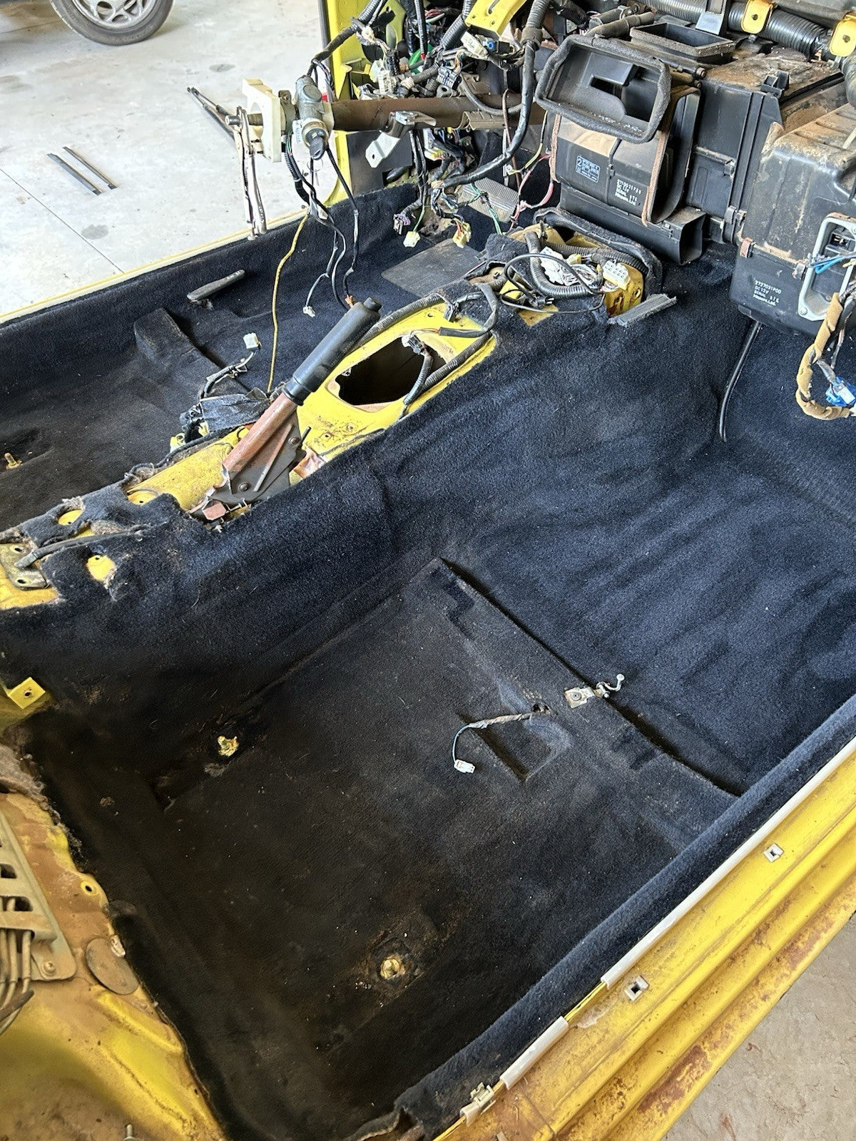 90-96 Nissan 300zx Z32 2+0 OEM BLACK Interior Floor Carpet RARE