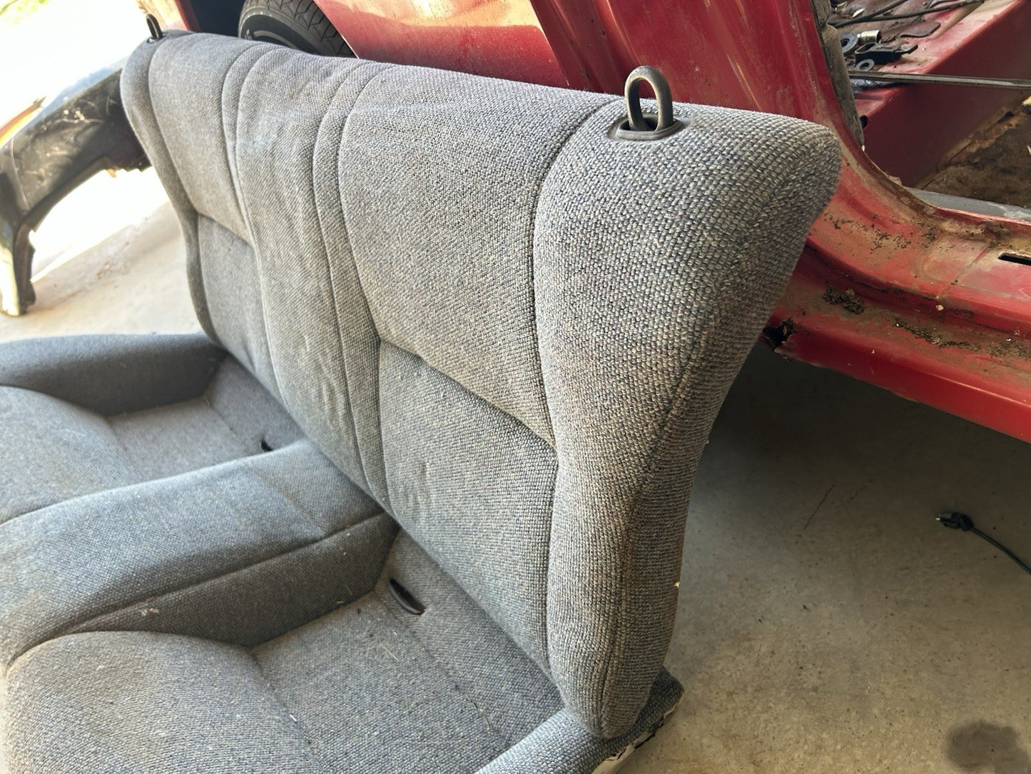89-94 Nissan 240sx S13 Hatch OEM Rear Upper Seat Back Cushion + Bottom SET