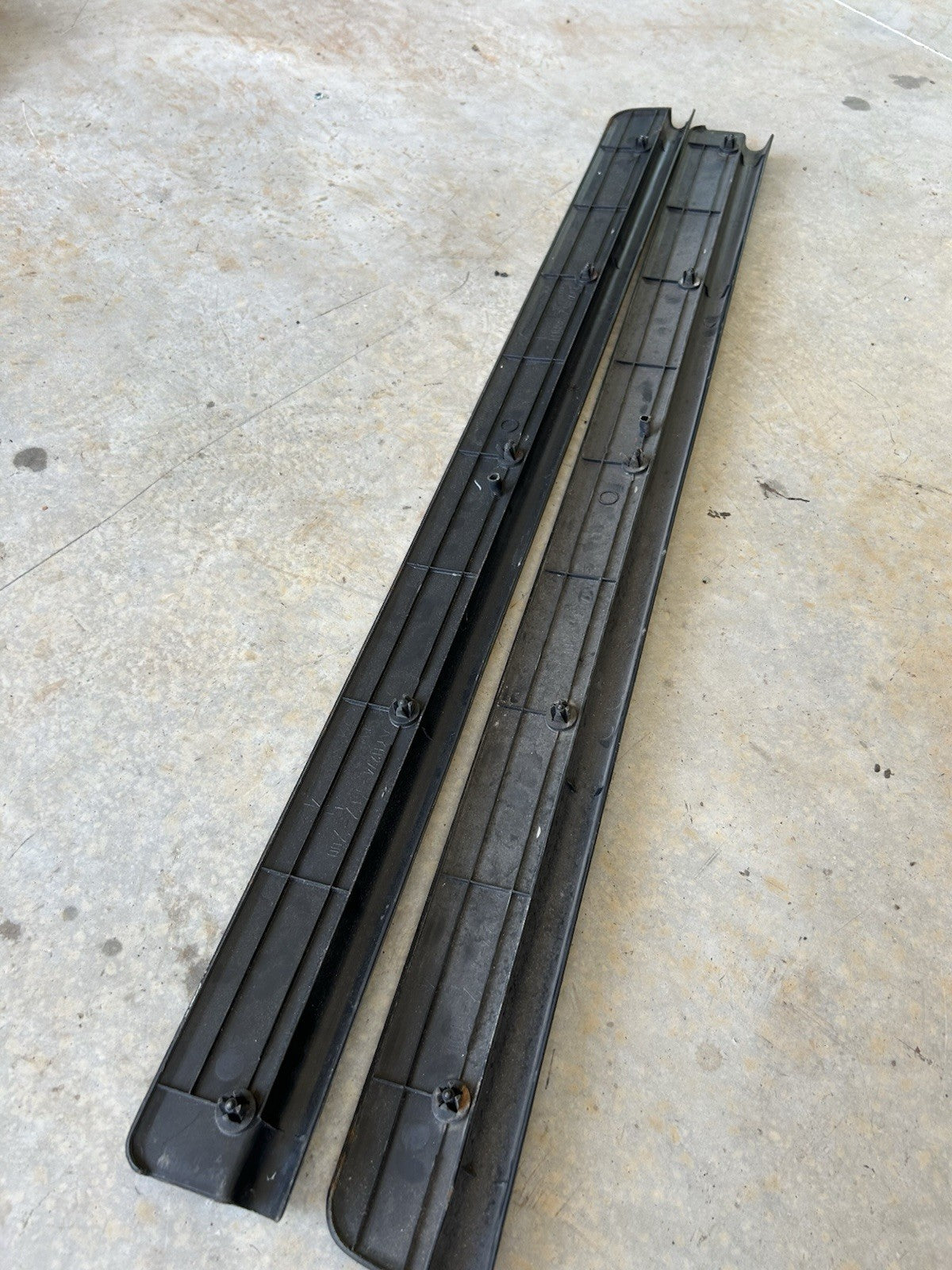 1989-1993 Nissan 240sx S13 Passenger RH LH Door Sill Scuff Plates Trim W/ Clips