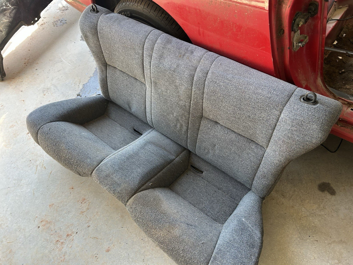 89-94 Nissan 240sx S13 Hatch OEM Rear Upper Seat Back Cushion + Bottom SET