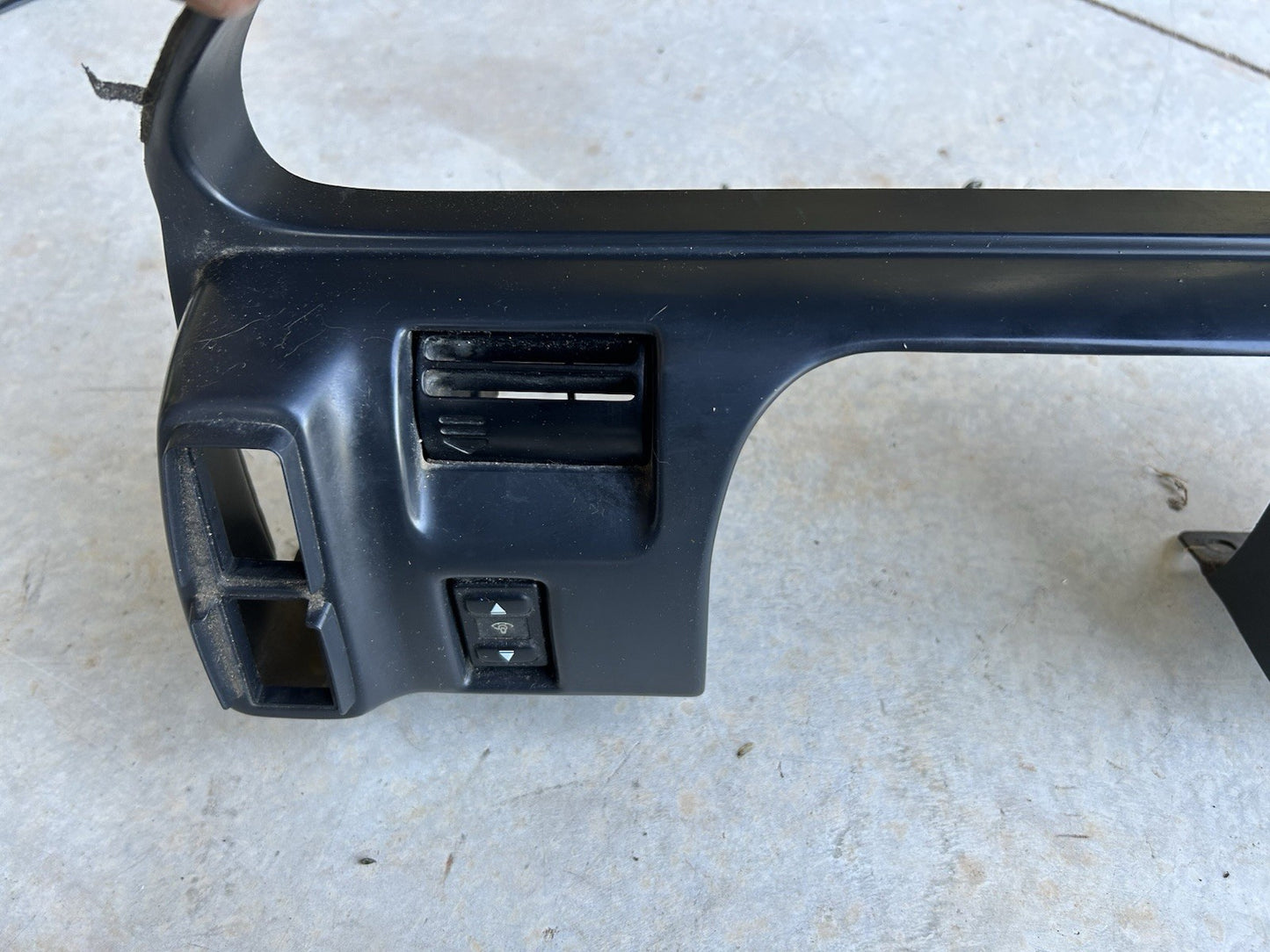 1989-1994 Nissan 240sx S13 OEM Instrument Gauge Cluster Dash Trim Bezel Surround