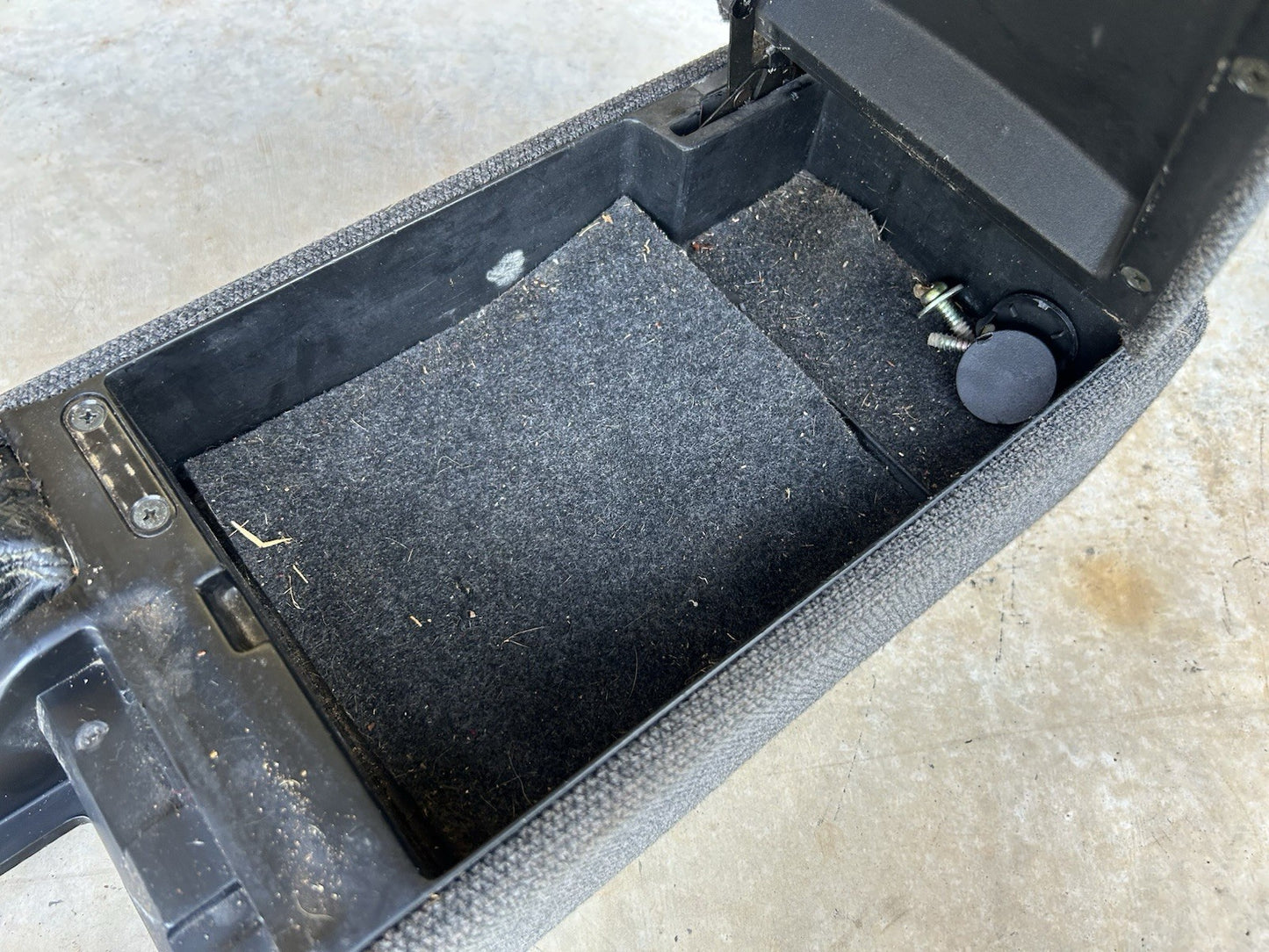 90-96 Nissan 300zx Z32 2+0 Gray Tweed Center Console Interior Trim OEM