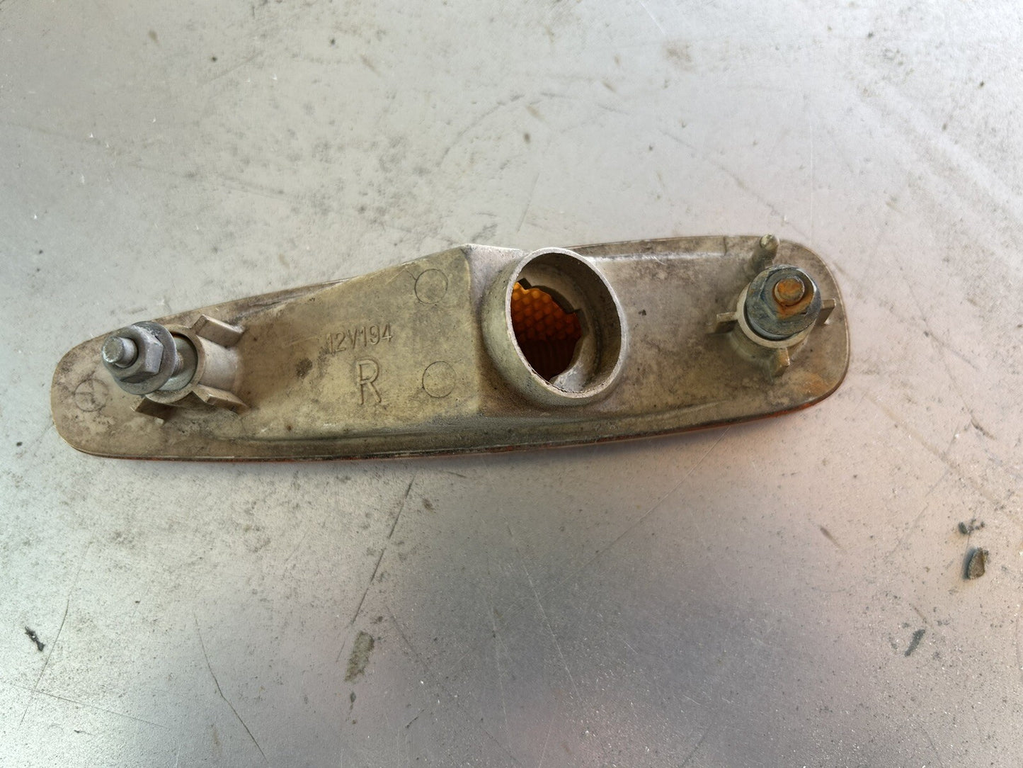 95-96 Nissan 240SX S14 OEM Passenger Right Front Bumper Mounted Reflector Light