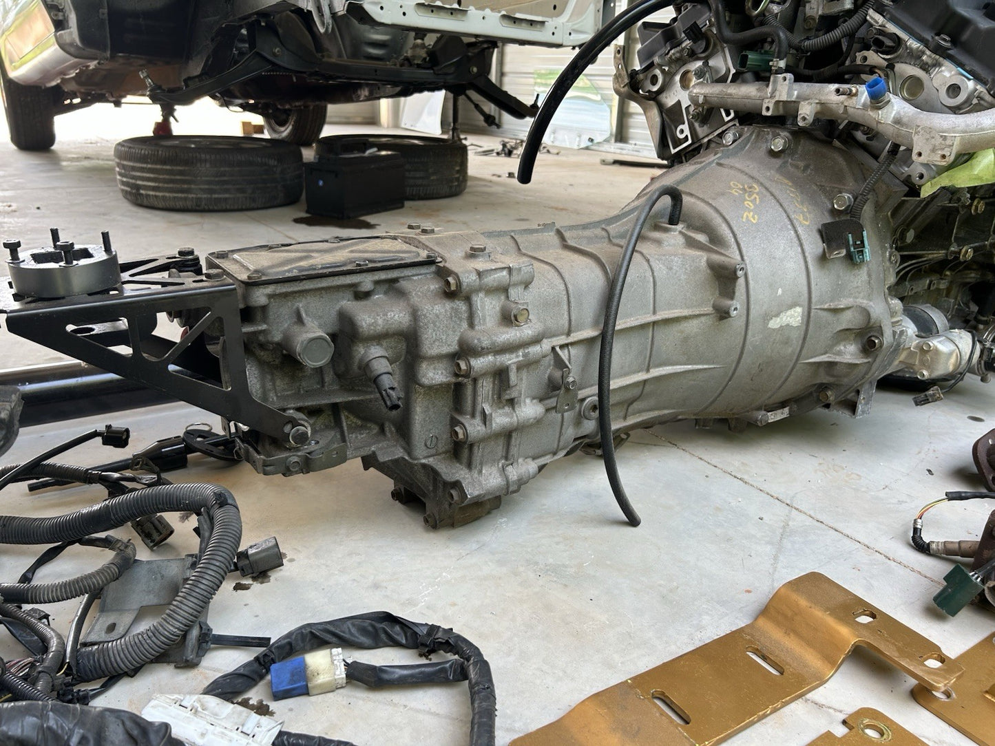 2003-2005 350Z 3.5L V6 ENGINE 6 SPEED TRANSMISSION VQ35DE TO S13 240SX SWAP KIT
