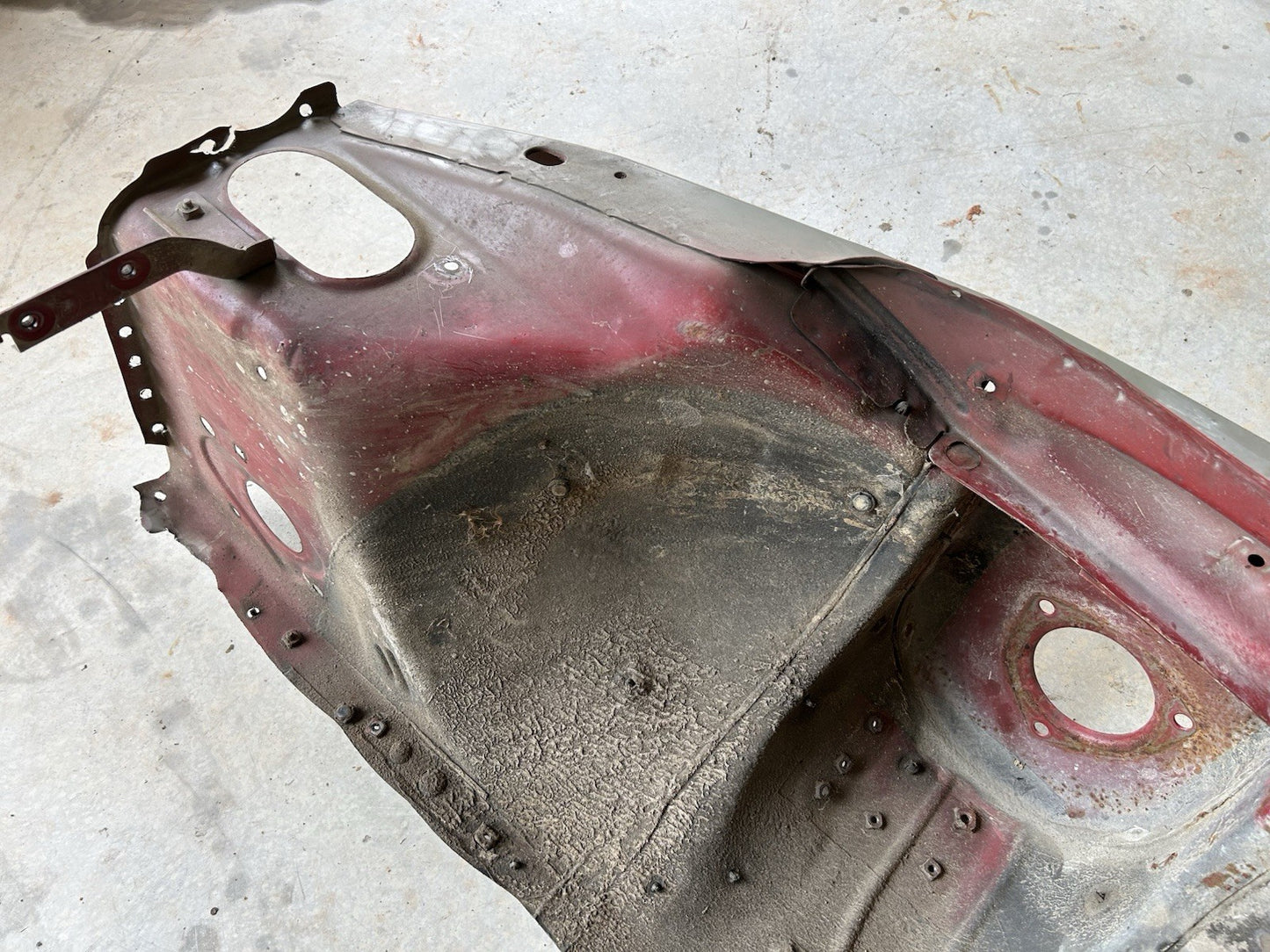 89-94 Nissan 240sx S13 Left Front Clip Cut Hood Ledge Strut Tower Fender metal