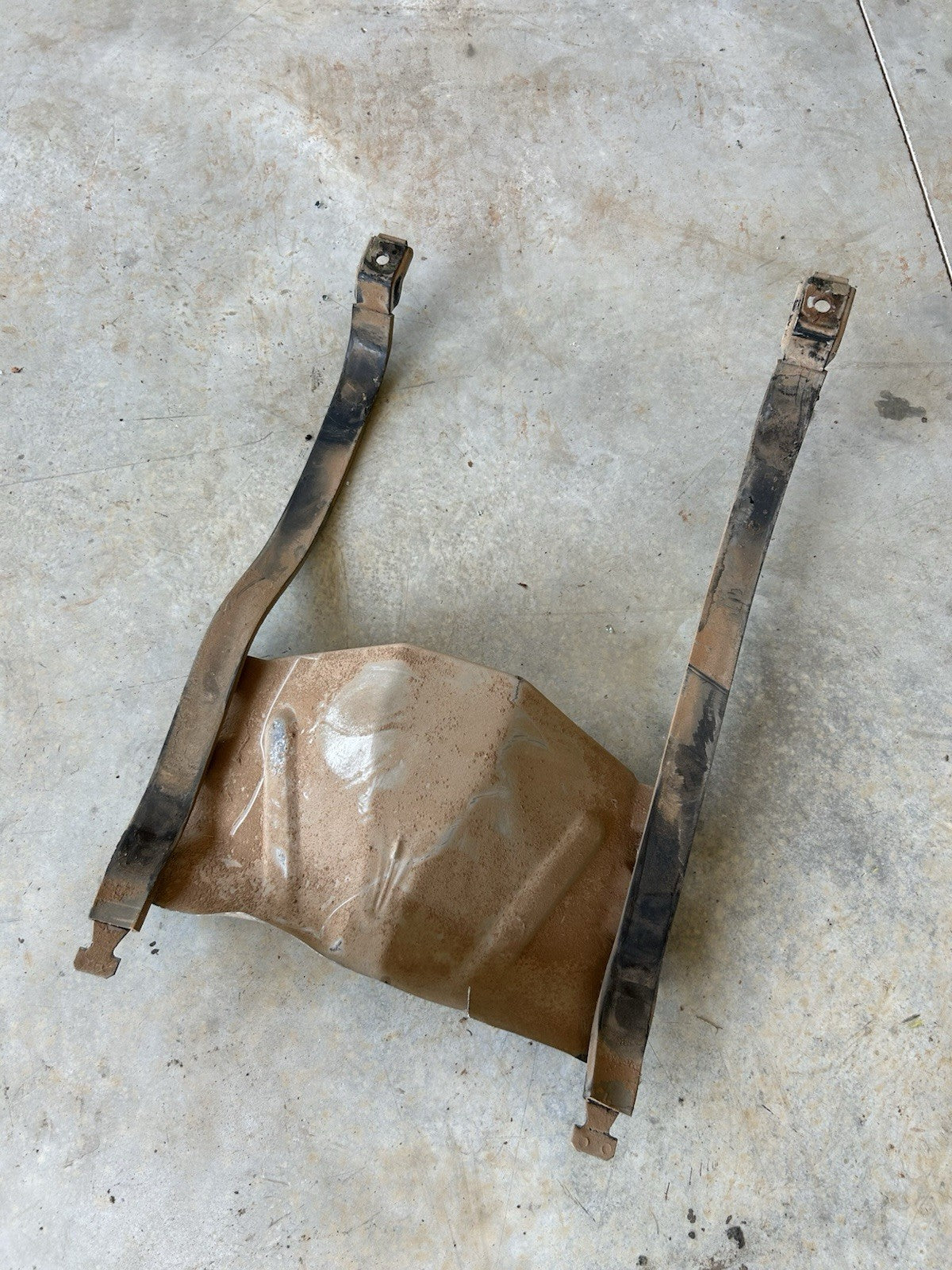 90 91 Nissan 300ZX Z32 FUEL GAS TANK Mounting Straps OEM 2-Seater