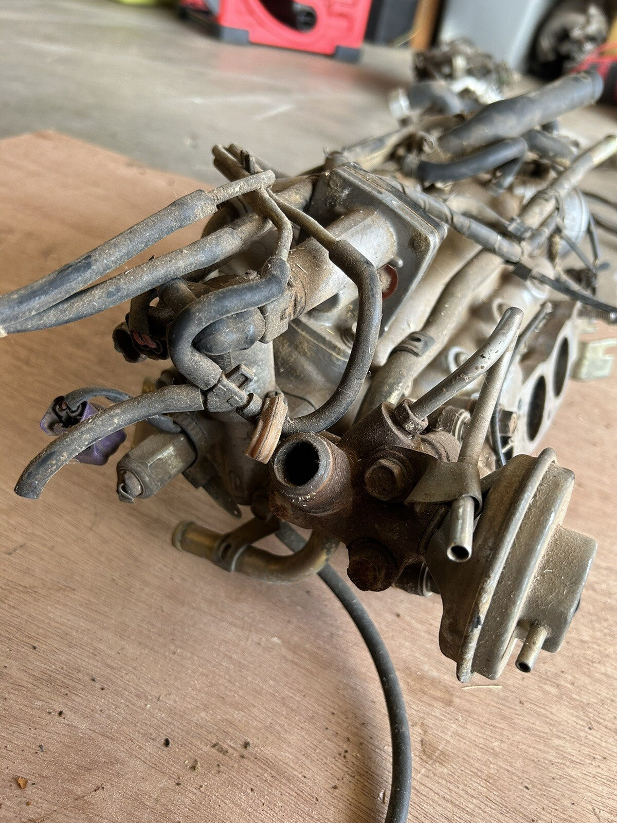 91-94 Nissan 240sx Upper & Lower Engine Intake Manifold S13 KA24DE KA24 KA